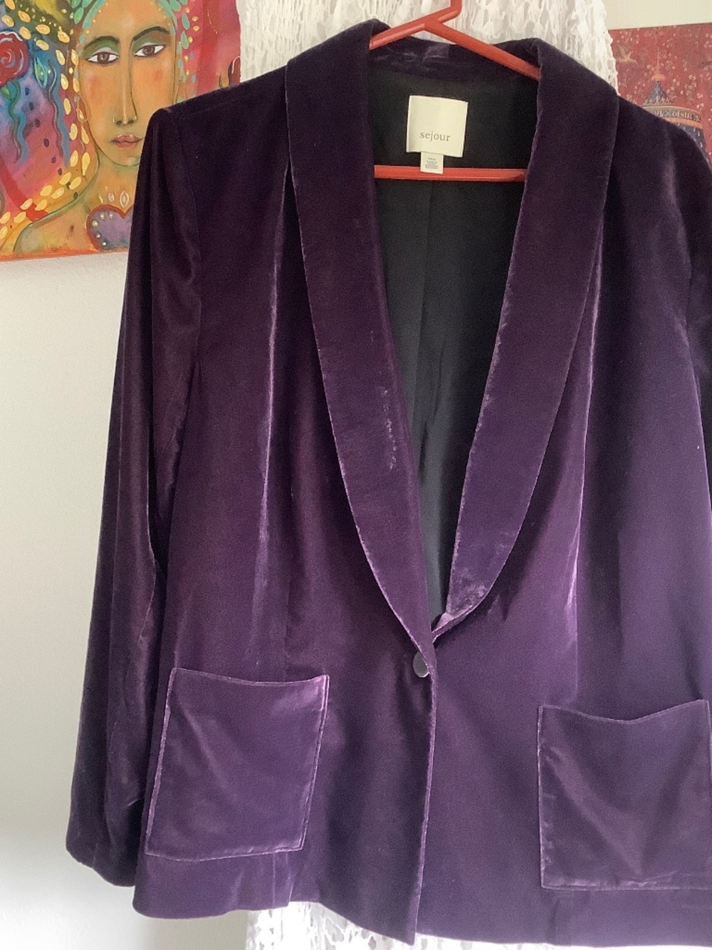 Vintage velvet blazer (1970’s)